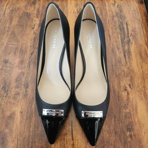 NWOT COACH Zan Leather Pump